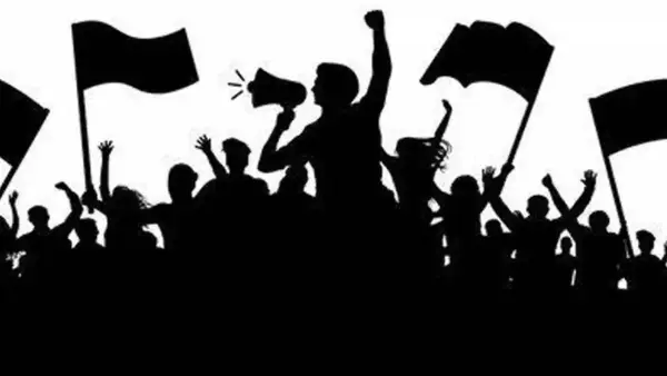 Ilustrasi aksi May Day. (Sumber: Istimewa)