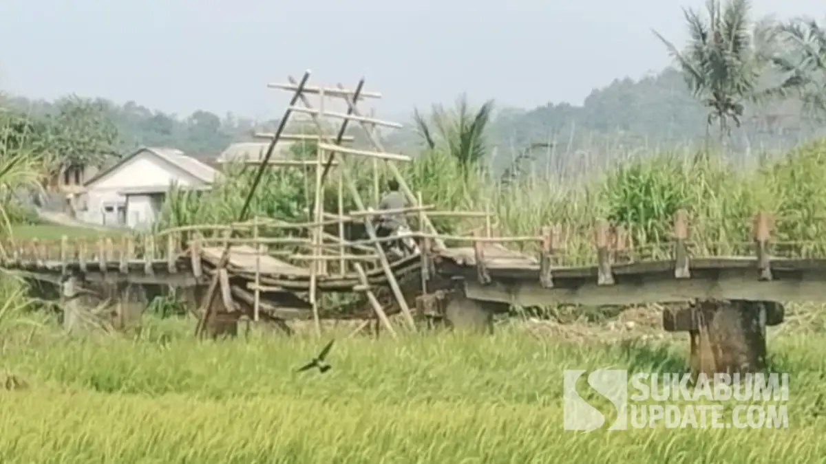 Jembatan Caringin, penghubung Gegerbitung-Cireunghas, Kabupaten Sukabumi | Foto : Turangga Anom