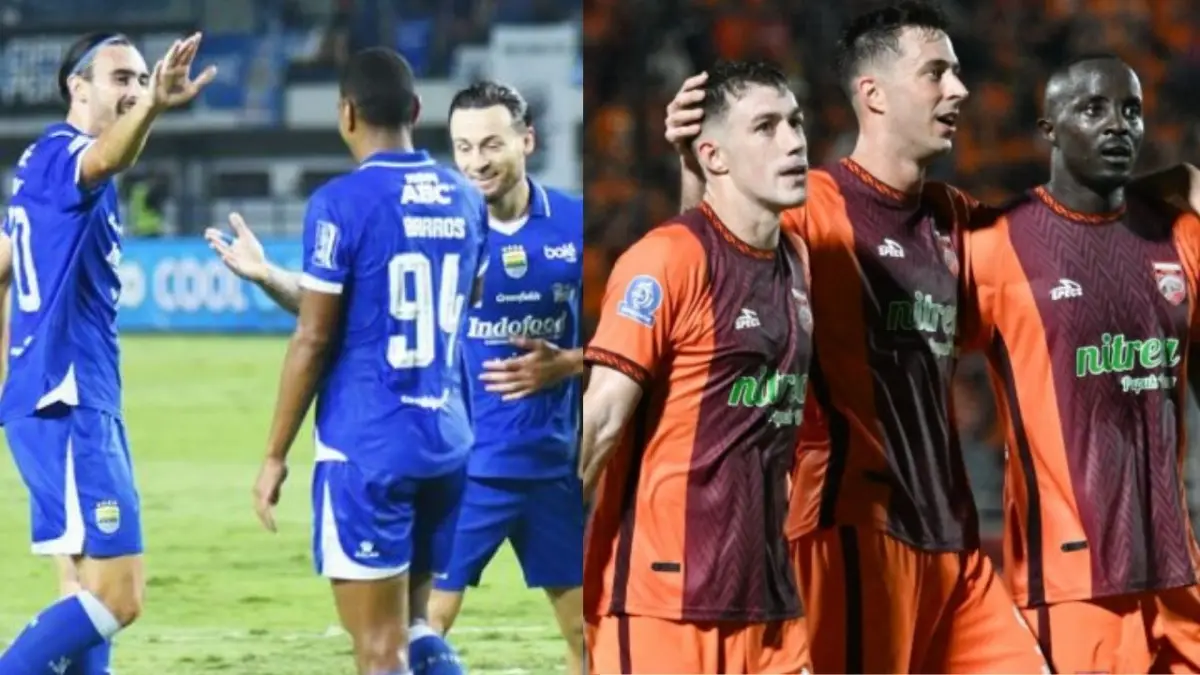 Menuju Juara Super League, Persib Bandung dan Borneo FC Saling Sikut