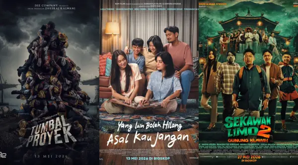 Deretan film yang tayang di bioskop mei 2026 (Sumber : X/@HistorikaFilm/@GilaFilmID)