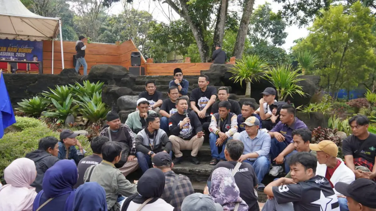 Disnakertrans Sukabumi Apresiasi Kegiatan Positif Sarbumusi di May Day 2026