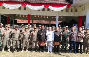 Pengamanan Satpol-PP Kabupaten Sukabumi dalam kegiatan Hardiknas 2026. (Sumber: Istimewa)
