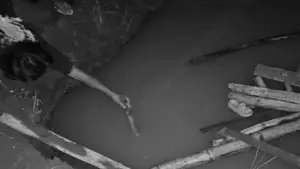 TKP balita di Gegerbitung Sukabumi tewas tercebur septic tank. (Sumber : dok Polsek Gegerbitung.).