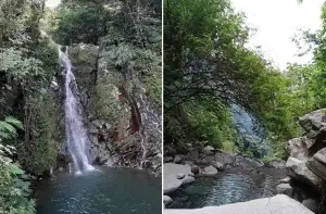 Curug Citaman Sukabumi, salah satu air terjun tersembunyi di daerah Cicurug (Sumber : Gmaps)