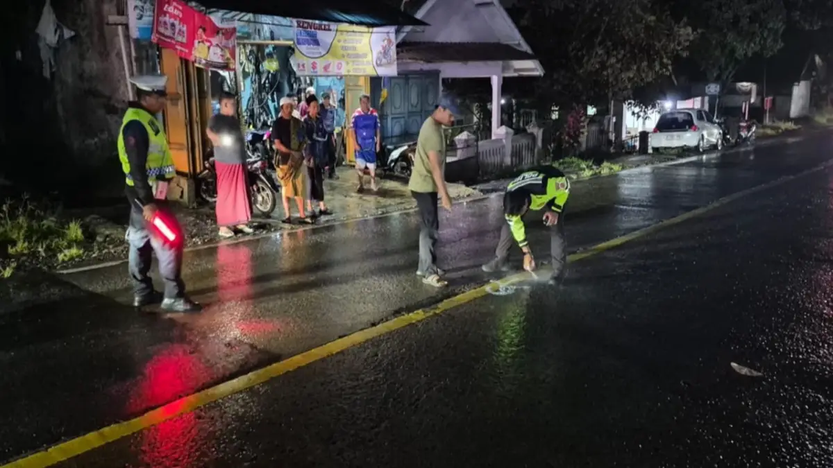 Kronologi Laka Maut di Sukalarang Sukabumi, Pemotor Tewas Ditempat