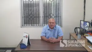 Kepala Cabang Perumdam TJM Cicurug, Rasdian Rasa. (Sumber : SU/Ibnu Sanubari).