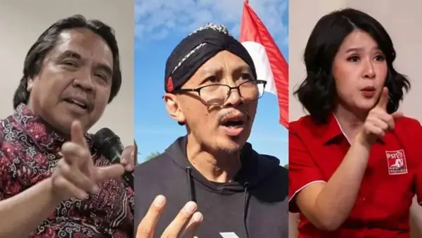 Ade Armando, Abu Janda dan Grace Natalie. (Sumber Foto: Istimewa)