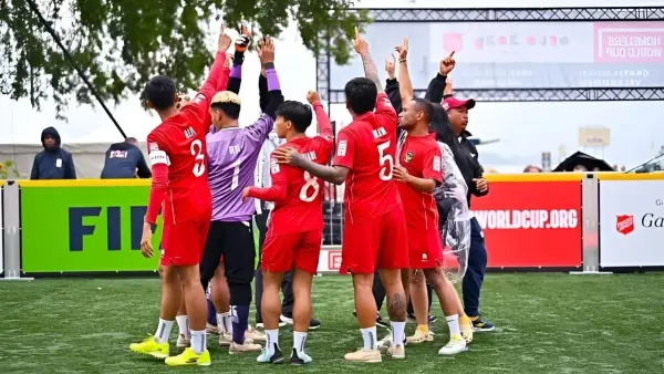 Tim nasional Indonesia dipastikan tidak akan ambil bagian dalam turnamen Homeless World Cup 2026. (Sumber: Instagram/@timnashomeless)