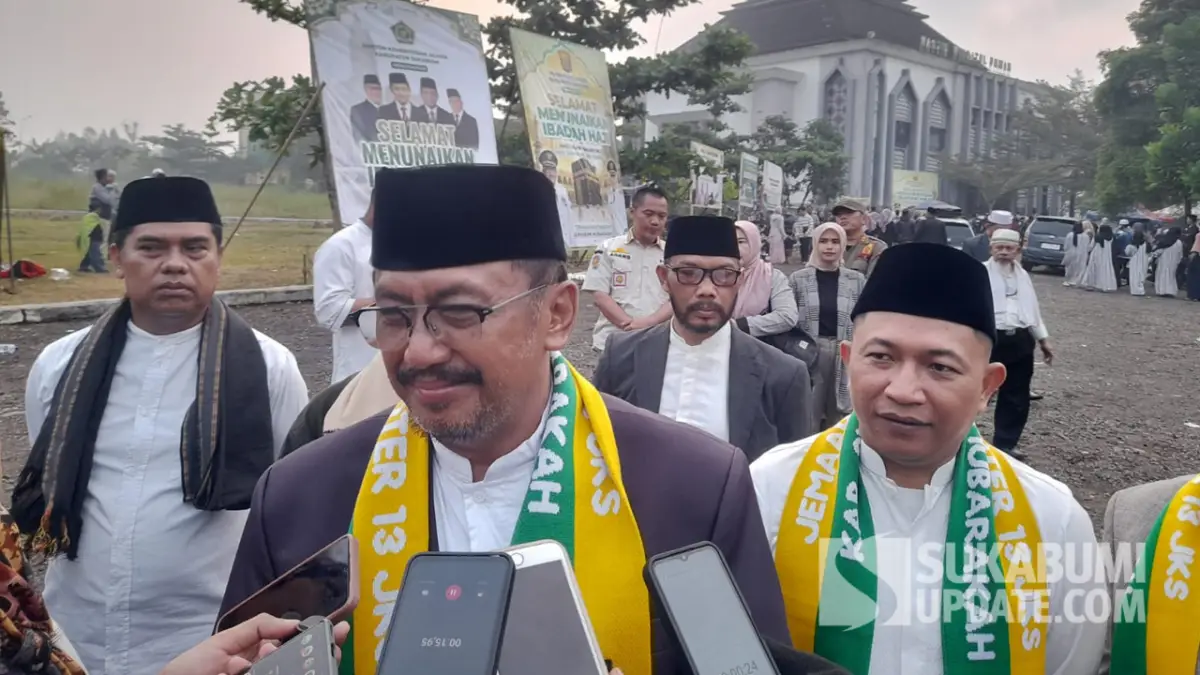 Bupati Sukabumi Lepas 62 Jemaah Haji ke Tanah Suci, Mayoritas Usia Diatas 71 Tahun