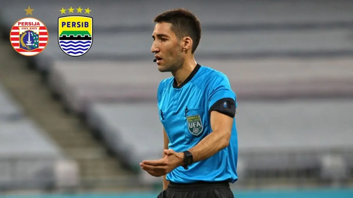Ini Rekam Jejak Firdavs Norsafarov Wasit yang Memipin Laga Persija Jakarta vs Persib Bandung