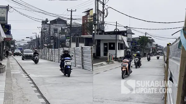 Update Perbaikan Jalan Gudang di Kota Sukabumi. (Sumber : SU/Turangga Anom).