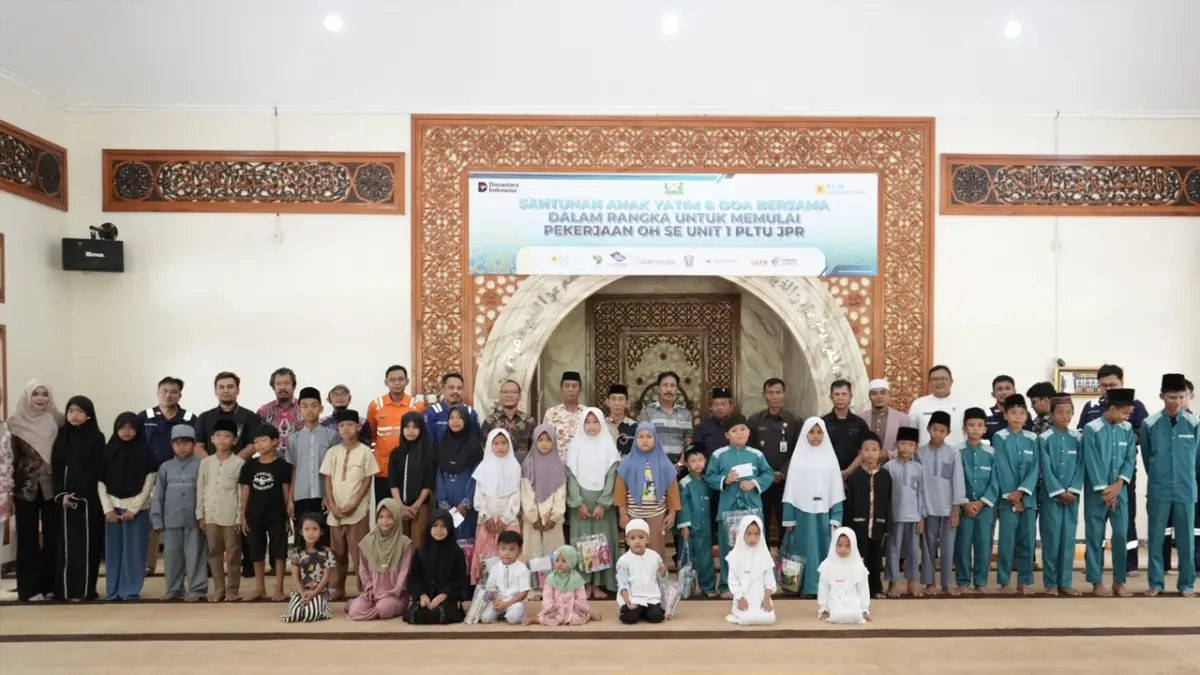 PLN Indonesia Power Santuni 50 Anak Yatim Sebelum Overhaul PLTU Pelabuhan Ratu
