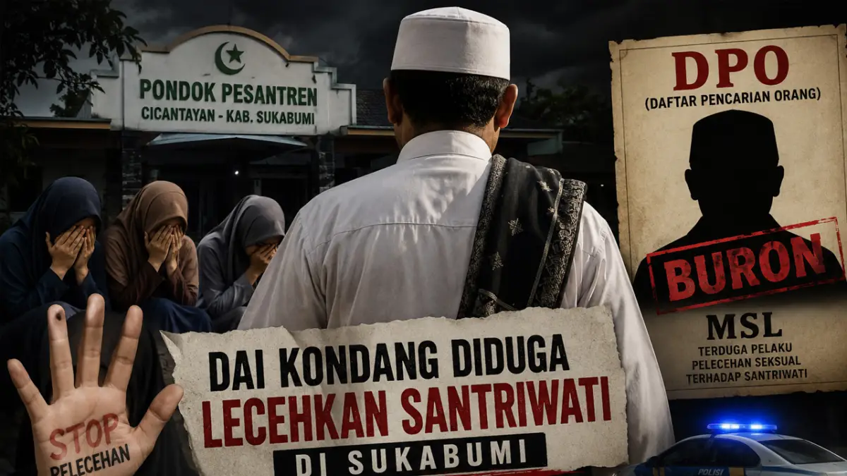 Masih Buron, Kuasa Hukum Santriwati Korban Pelecehan Dai Kondang di Sukabumi Ingatkan Polisi