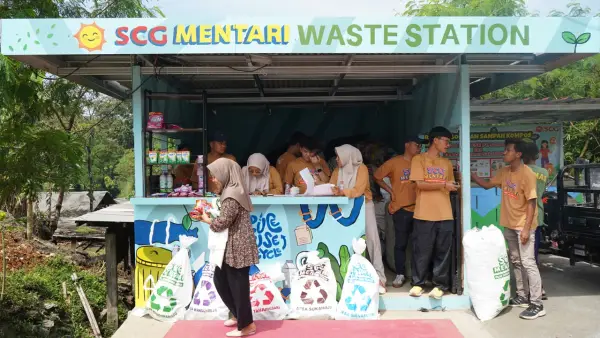 SCG Mentari Waste Station. (Sumber: Istimewa)