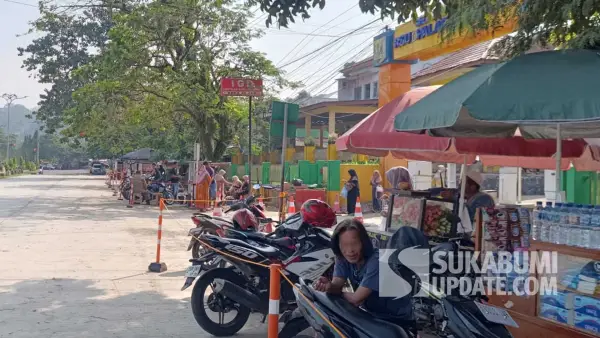 Kondisi di depan RSUD Palabuhanratu Sukabumi pada Selasa pagi (12/5/2026). (Sumber Foto: SU/Ilyas)
