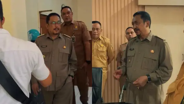 Bupati Sukabumi Asep Japar saat mengunjungi kantor Bapenda pada Senin 11 Mei 2026. (Sumber Foto: IG Bapenda Kabupaten Sukabumi)