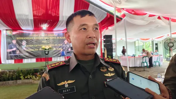 Dandim 0607, Letkol Inf Beny Syafri saat diwawancarai. (Sumber: Istimewa)