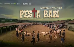 Poster film Pesta Babi (Sumber : Instagram/watchdoc documentary)