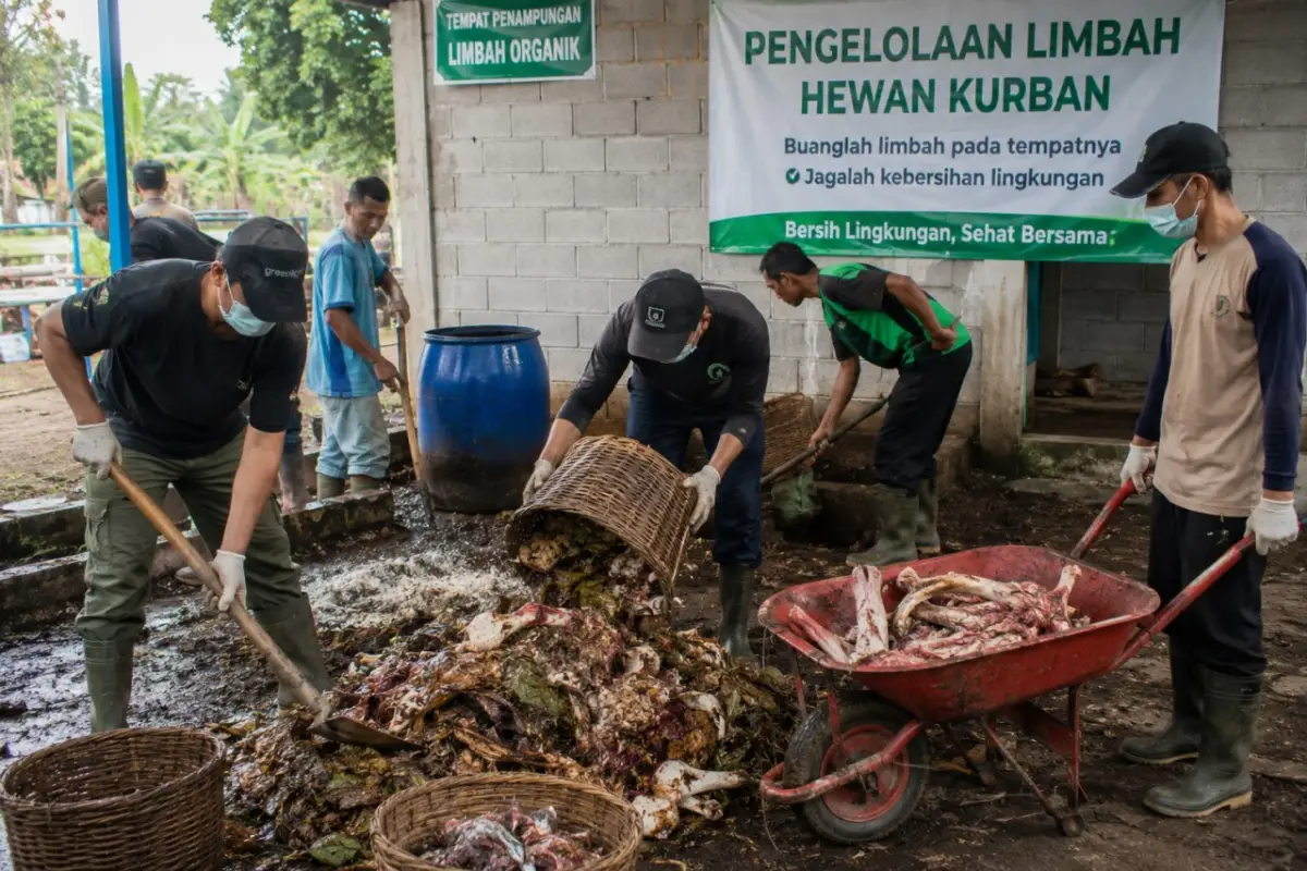 Jangan Asal Buang, Ini 5 Cara Mengelola Limbah Hewan Kurban dengan Benar