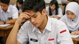 Ilustrasi AI. Daftar 50 SMA Negeri di Jabar dengan nilai TKA tertinggi (Sumber: copilot)