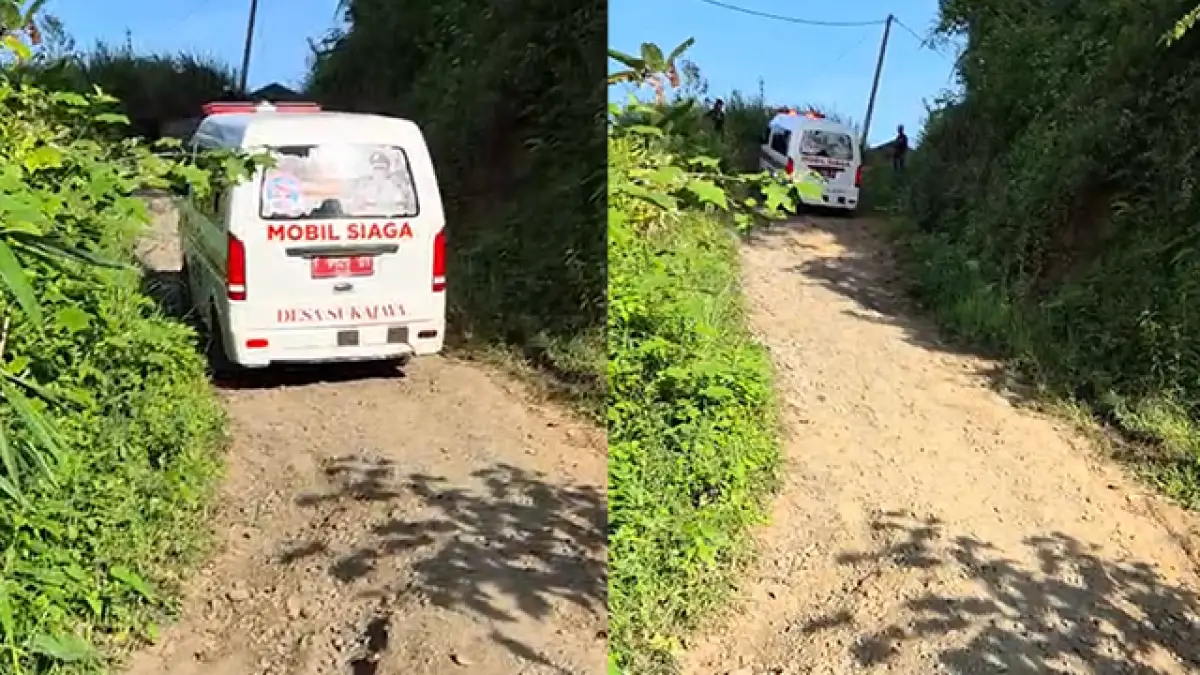 Perjuangan di Jalan Rusak, Cerita Ambulans Desa di Sukabumi Evakuasi Ibu Melahirkan