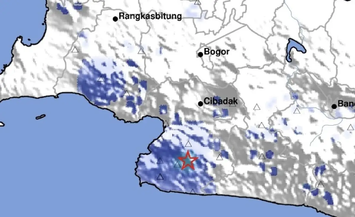 Gempa Magnitudo 3,5 Guncang Sukabumi Pagi Ini, Berpusat di Darat