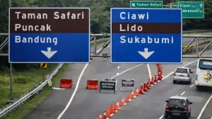 Ilustrasi akses utama dari Jabodetabek ke Cianjur lewat puncak (Sumber: edit by copilot)