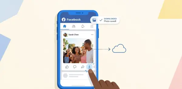 Ilustrasi downloader Facebook. (Sumber Foto: Istimewa)