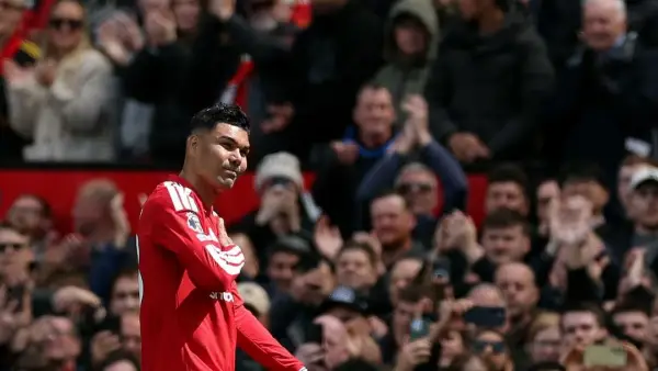 Manchester United berhasil meraih kemenangan atas Nottingham Forest. Laga ini menjadi ajang perpisahan Casemiro di Theater of Dream (Sumber: web/en.as.com)