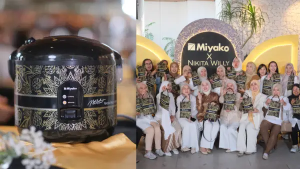 Peluncuran Rice Cooker Miyako Limited Edition, Nikita Willy memperlihatkan bahwa memasak kini tidak hanya soal fungsi, tetapi juga soal gaya, kenyamanan, dan kualitas. (Sumber: miyako)