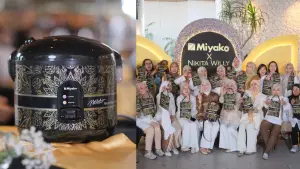 Peluncuran Rice Cooker Miyako Limited Edition, Nikita Willy memperlihatkan bahwa memasak kini tidak hanya soal fungsi, tetapi juga soal gaya, kenyamanan, dan kualitas. (Sumber: miyako)