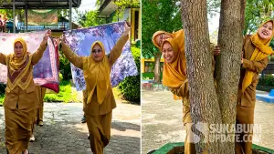Para guru SDN Pakujajar CBM Kota Sukabumi | Foto : capture video konten/edit by chatgpt sukabumiupdate