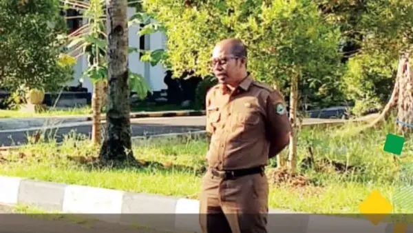 Bertindak sebagai pembina apel, Ketua Tim Pengembangan Alsintan UPTD BP Mektan Jabar, Tatang Sulaiman. (Sumber : IG BP Mektan Jabar)