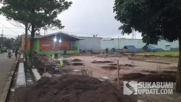 Lokasi lapang voli yang dibangun gedung KDMP di Nagrak Selatan. (Sumber: SU/Ibnu Sanubari)