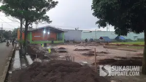 Lokasi lapang voli yang dibangun gedung KDMP di Nagrak Selatan. (Sumber: SU/Ibnu Sanubari)