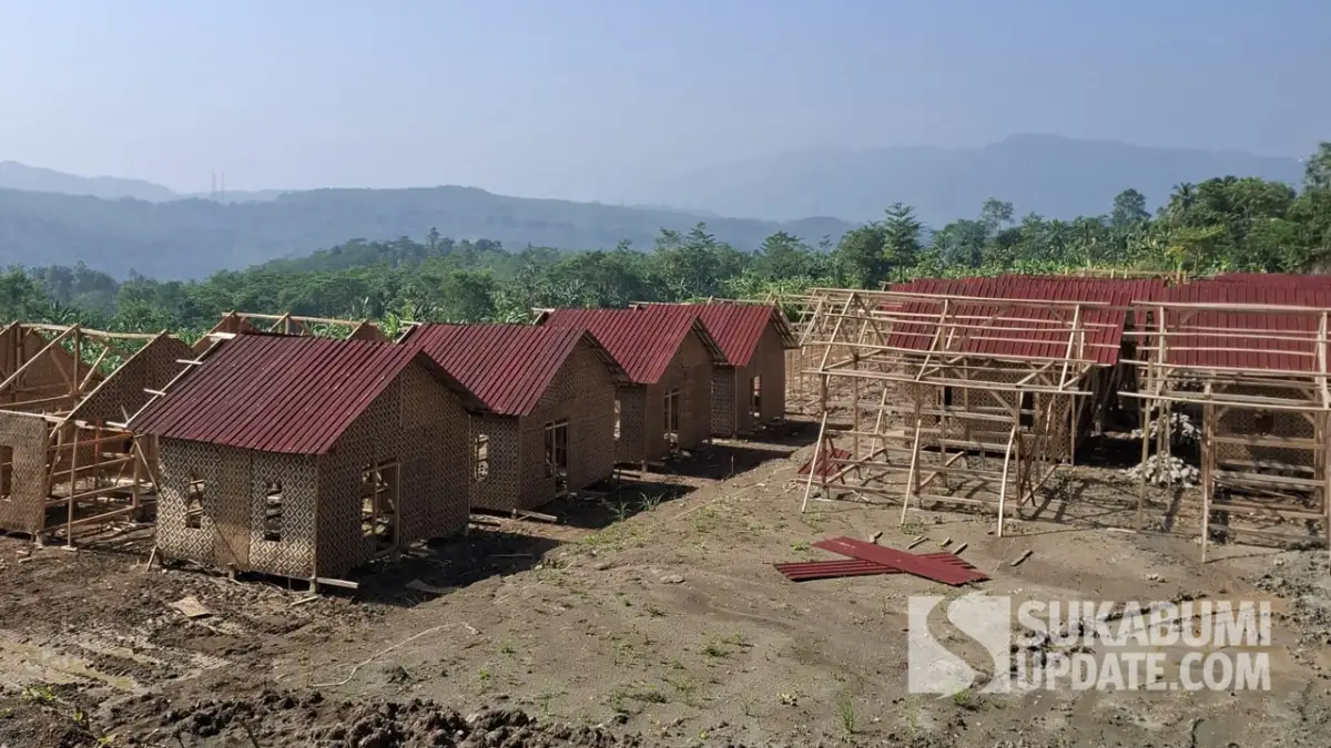 25 Unit Rumah untuk Korban Bencana di Cikadu Palabuhanratu Mulai Berdiri