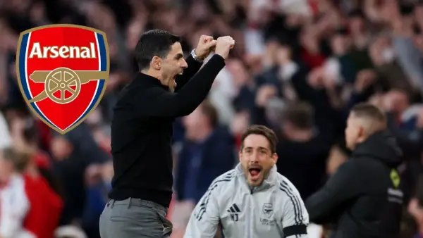 Selebrasi Mikel Arteta saat memimpin Arsenal di Liga Inggris (Sumber: web/en.as.com)