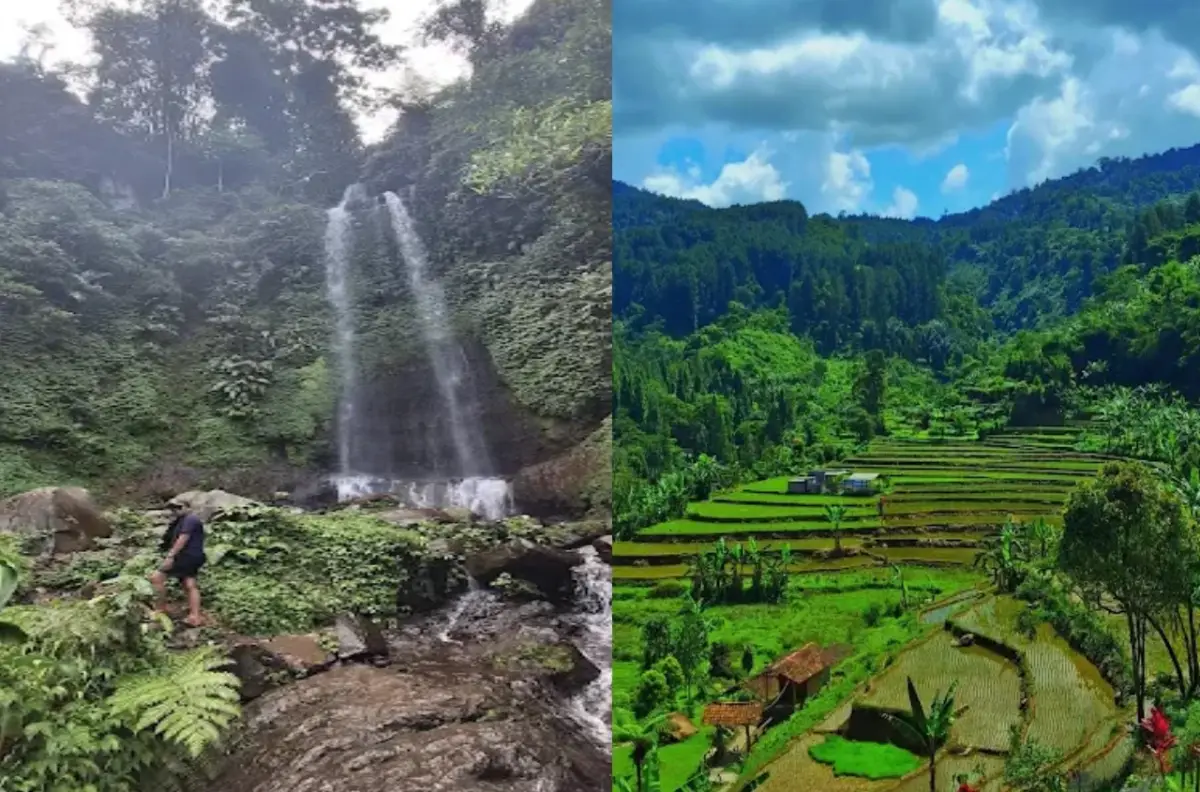 Curug Manglid Cidahu Sukabumi, Wisata Air Terjun Asri di Kaki Gunung Salak