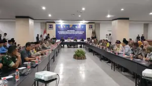 Rakor pengawasan orang asing di Sukabumi. Kamis (21/5/2026). (Sumber: Dokpim)