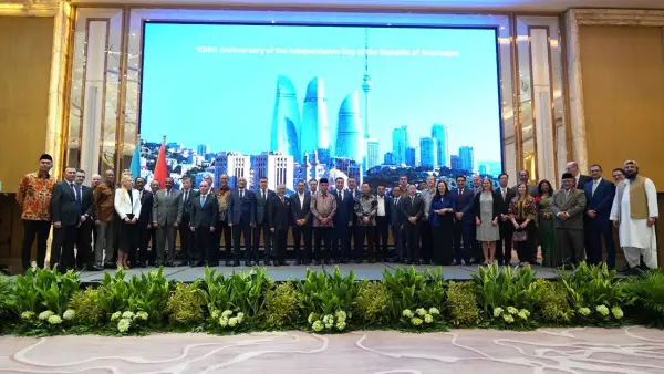 Wali Kota Sukabumi Ayep Zaki saat hadiri peringatan hari nasional Azerbaijan di Jakarta, Kamis (21/5/2026) | Foto : dokpim