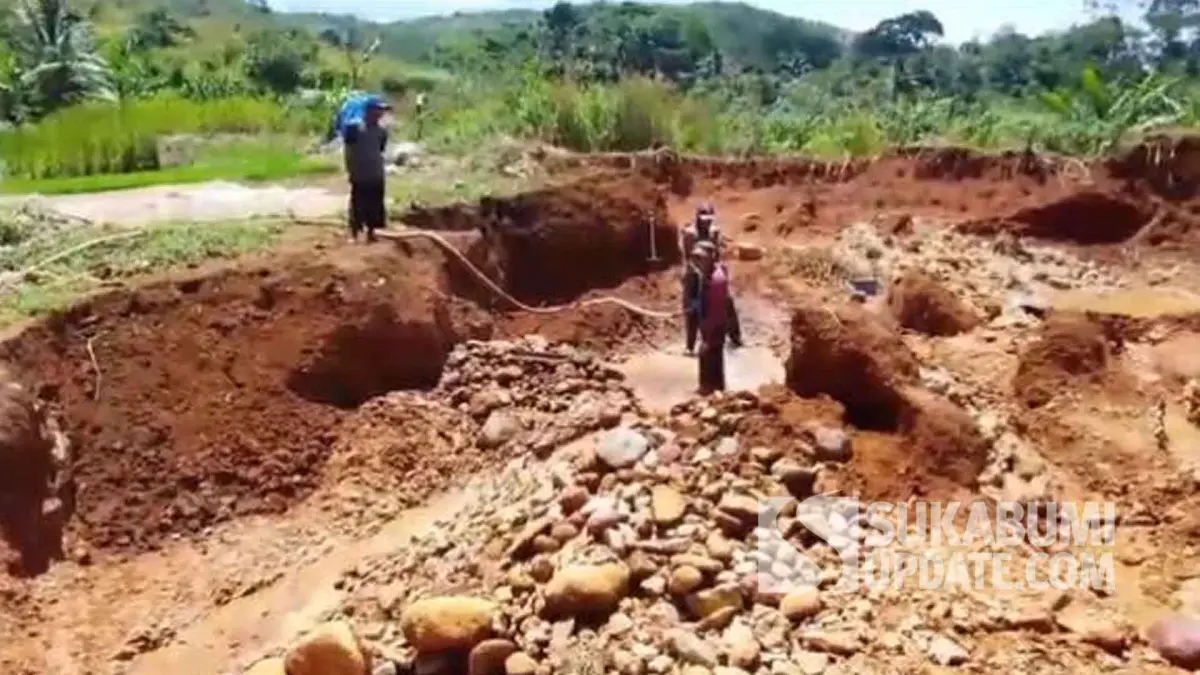 Pakai Mesin, Aktivitas Tambang di Cibungur Lengkong Dinilai Ancam Ekosistem Sungai Cikaso