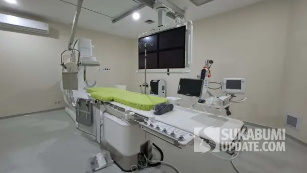 Alat Cath Lab di RSUD Sekarwangi Sukabumi yang merupakan bantuan dari Kementerian Kesehatan RI. (Sumber Foto: SU/Ibnu)