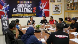 Rapat persiapan gelaran Sukabumi Challenge 2 di Kota Sukabumi. (Sumber: Ilustrasi AI)