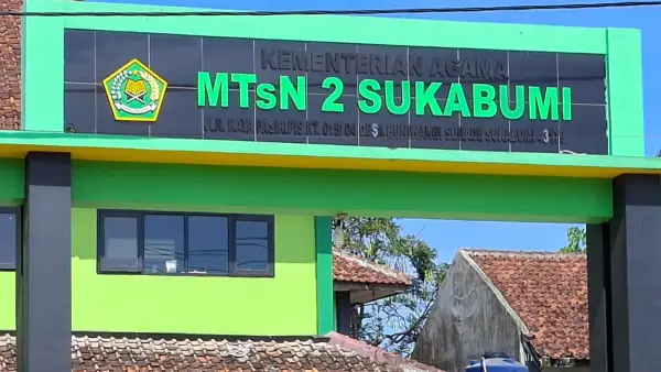 MTsN 2 Sukabumi di Desa Buniwangi, Kecamatan Surade, Kabupaten Sukabumi Jawa Barat (Sumber: sukabumiupdate)
