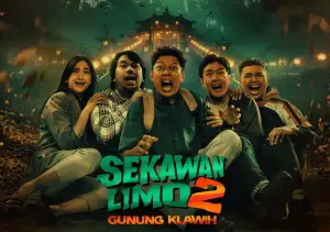 Poster film Sekawan Limo 2: Gunung Klawih, Film horor komedi terbaru dari Bayu skak (Sumber : x/@habisnontonfilm)