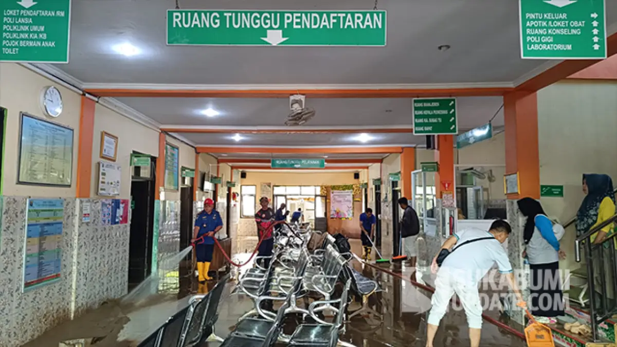 Pelayanan Puskesmas Palabuhanratu Lumpuh, BPBD: 50 Rumah Warga Terdampak Banjir