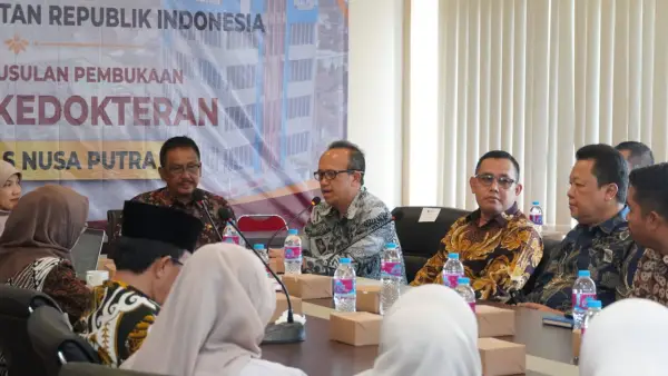 Visitasi Dirjen Kemenkes RI ke Universitas Nusa Putra, Sabtu (23/5/2026) | Foto : Dokpim