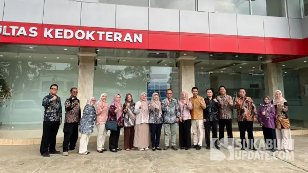Visitasi Dirjen Kemenkes RI ke Universitas Nusa Putra, Sabtu (23/5/2026) | Foto : Turangga Anom