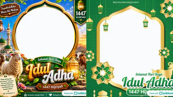 Twibbon Idul Adha 2026 bisa kamu gunakan dalam memeriahkan perayaan ini. (Sumber : twibbonize.com).