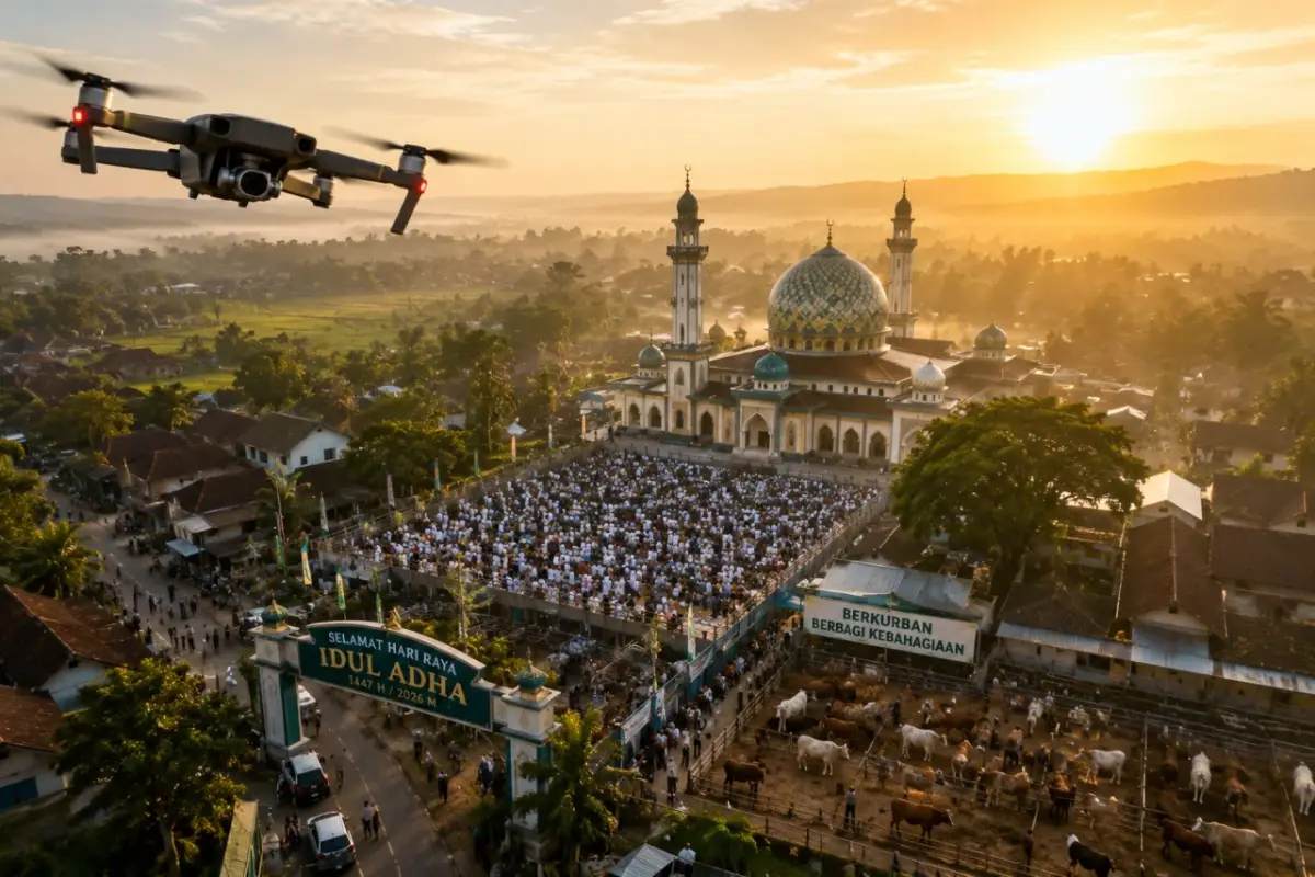 14 Prompt AI Video Selamat Idul Adha 2026, Bisa Bikin Gambar Versi Drone